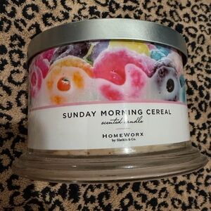 HomeWorx Sunday Morning Cereal Scented Candle